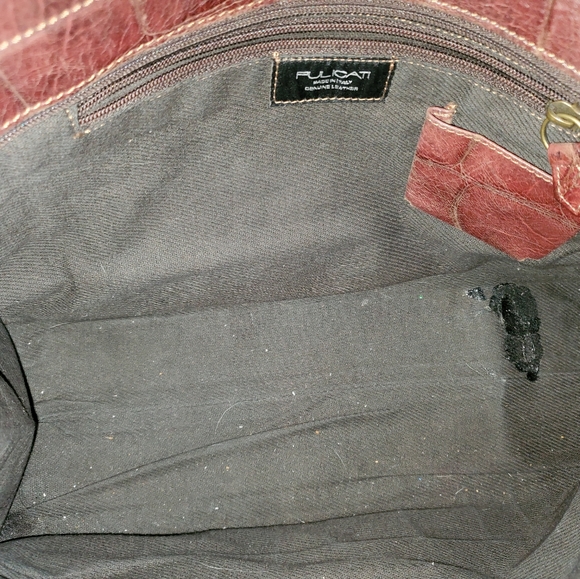 Pulicati Leather tote bag 💼 Designer - Picture 4 of 7